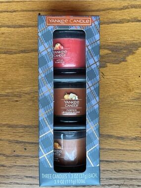 Yankee Candle Pumpkin Banana Scone Votive - Orange